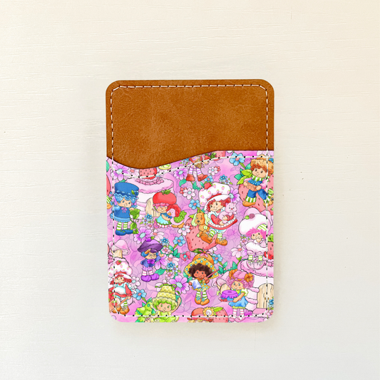 Strawberry Shortcake Leather Card Holder (4 Options)