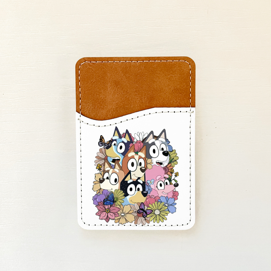 Bluey Leather Card Holder (2 Options)