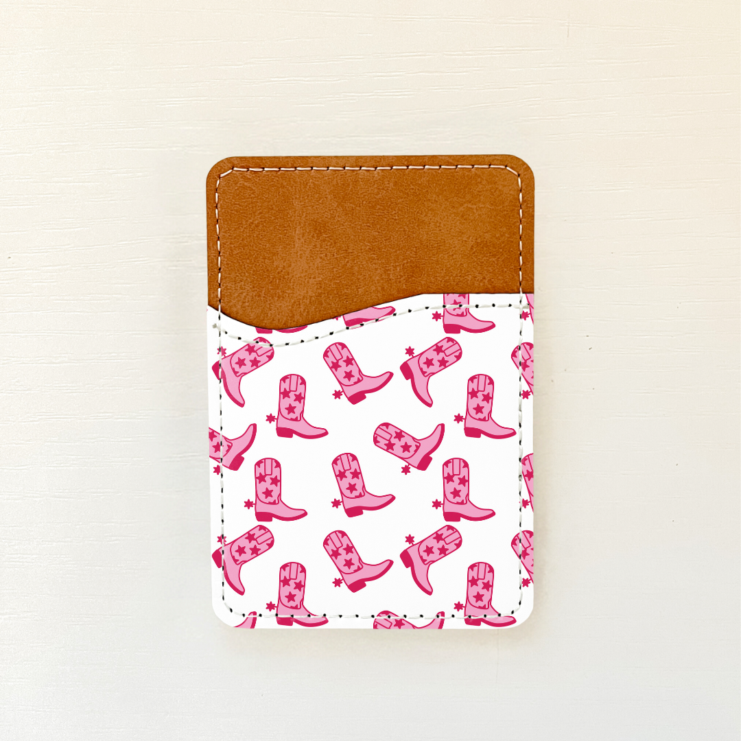 Girl Cowgirl Leather Card Holder (3 Options)