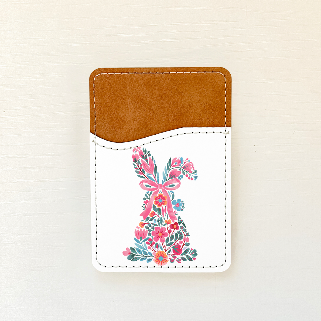 Easter Spring Leather Card Holder (12 Options)