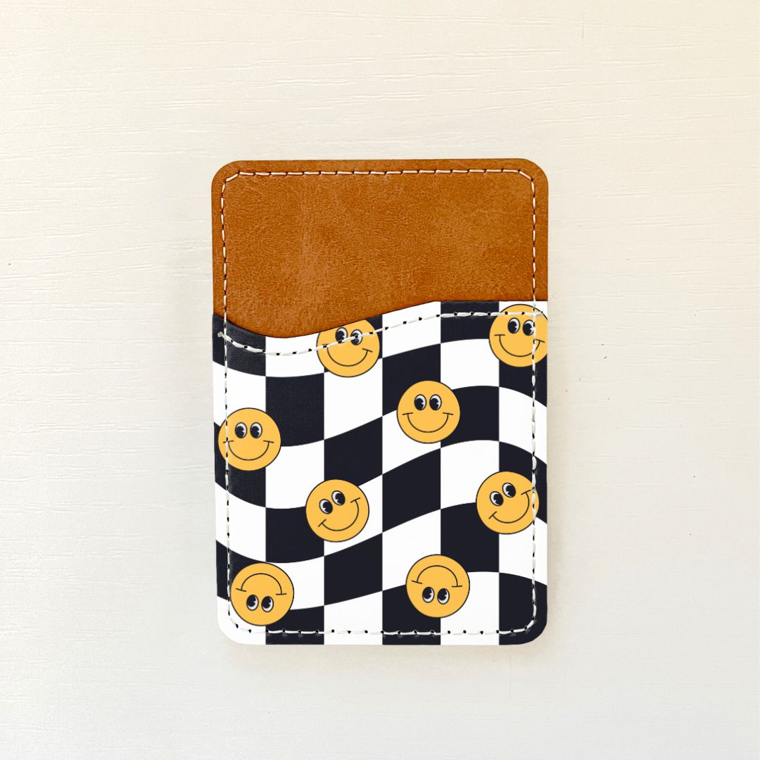 Retro Vibes Leather Card Holder (27 Options)
