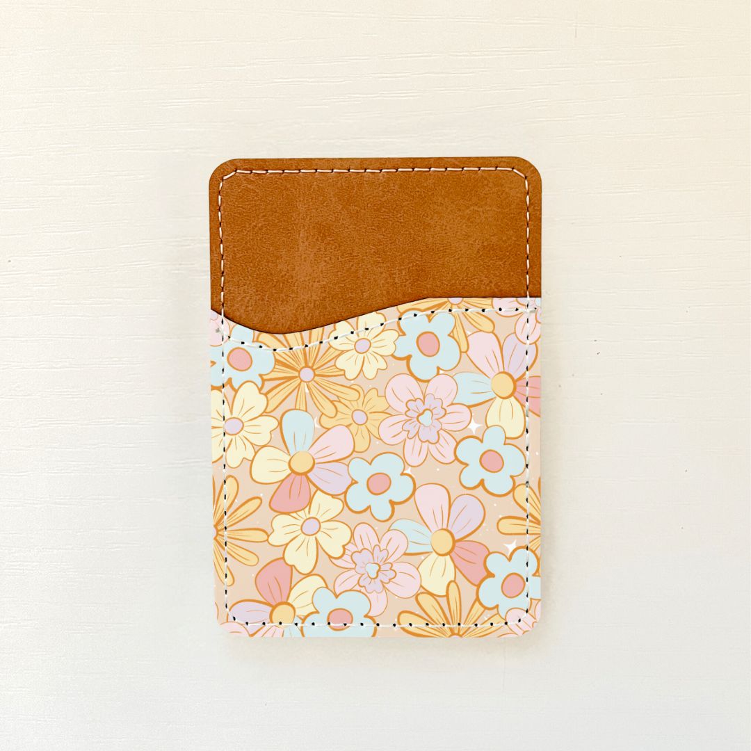 Groovy Spring Leather Card Holder (13 Options)