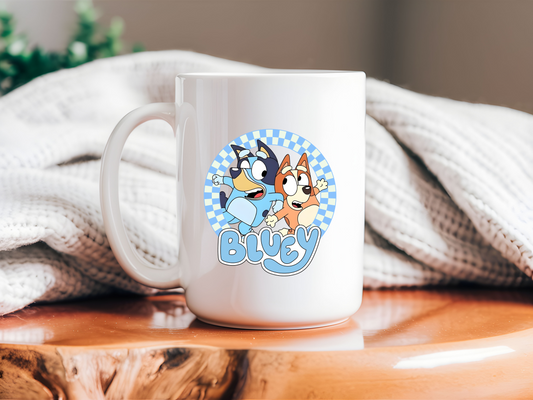 11 oz Ceramic Mug | Blue Dog (4 Options)