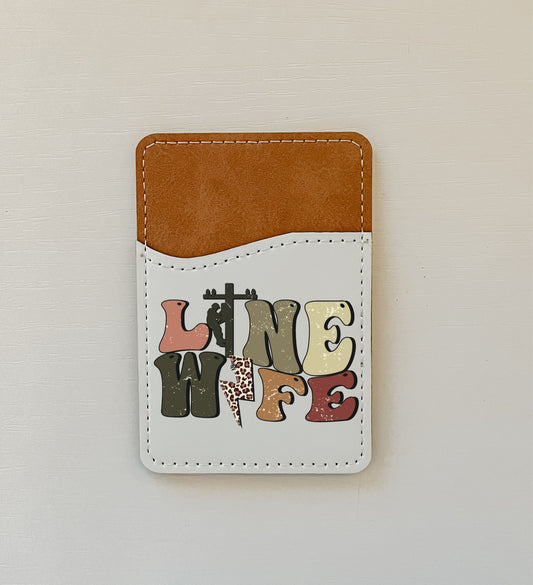 Line Wife Leather Card Holder