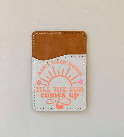 Western Collection Leather Card Holder