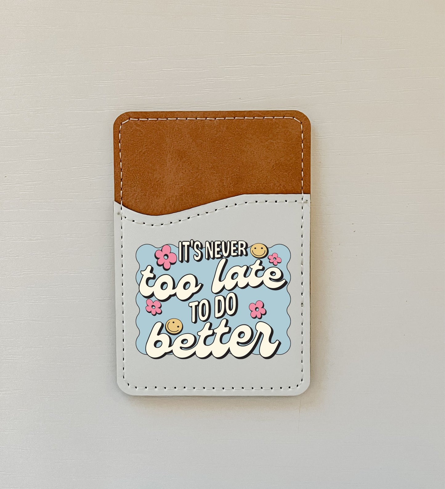 WS Mental Health Leather Card Holder