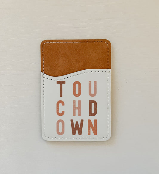 Football Vibes Leather Card Holder